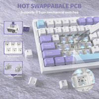 ATTACK SHARK X820Ultra Tri-mode Gasket Mechanical Keyboard - Bear Hugs