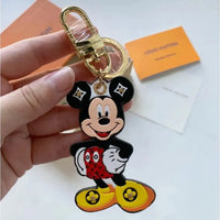Globetrotter Monogram Mickey Keychain