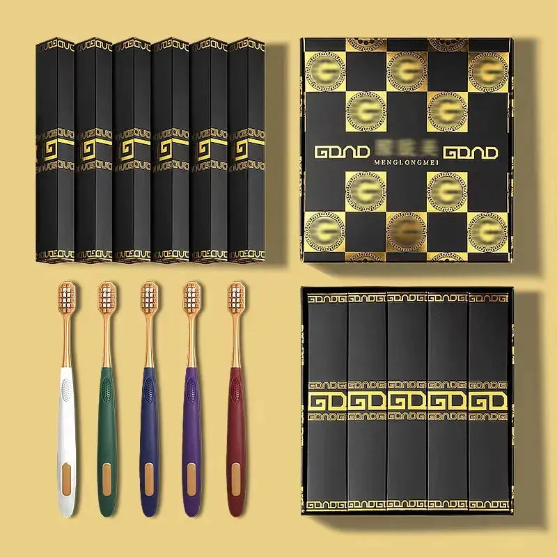 Black Gold Luxe Premium Toothbrush Set