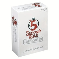 5 Second Rule Card Game (Uncensored Version) - Bear Hugs