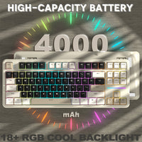 ATTACK SHARK X87 Tri-Mode Gasket Mechanical Keyboard