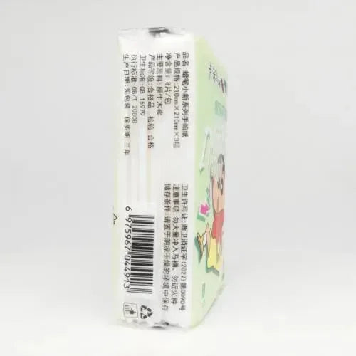 مناديل جيب تشيكي كرايون شينشان (عبوة من 6 قطع) 