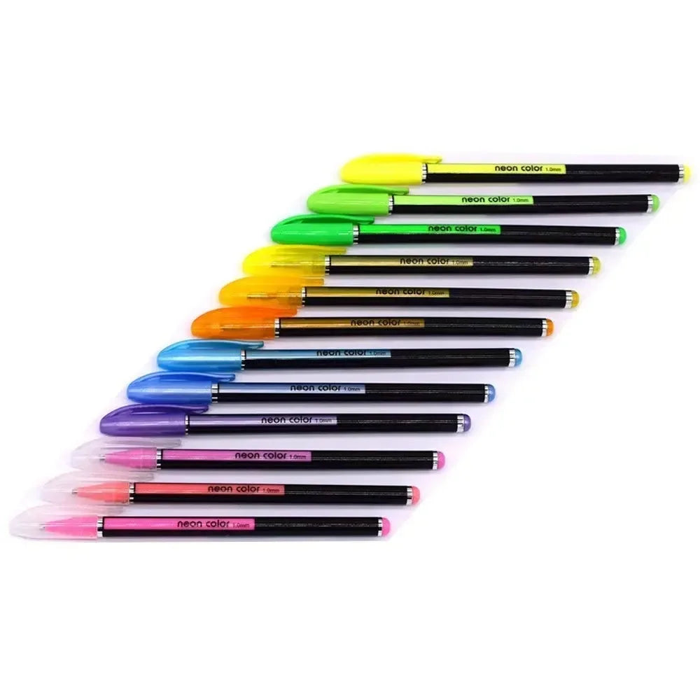Glimmer & Flow Metallic Glitter Pens (Set of 48)