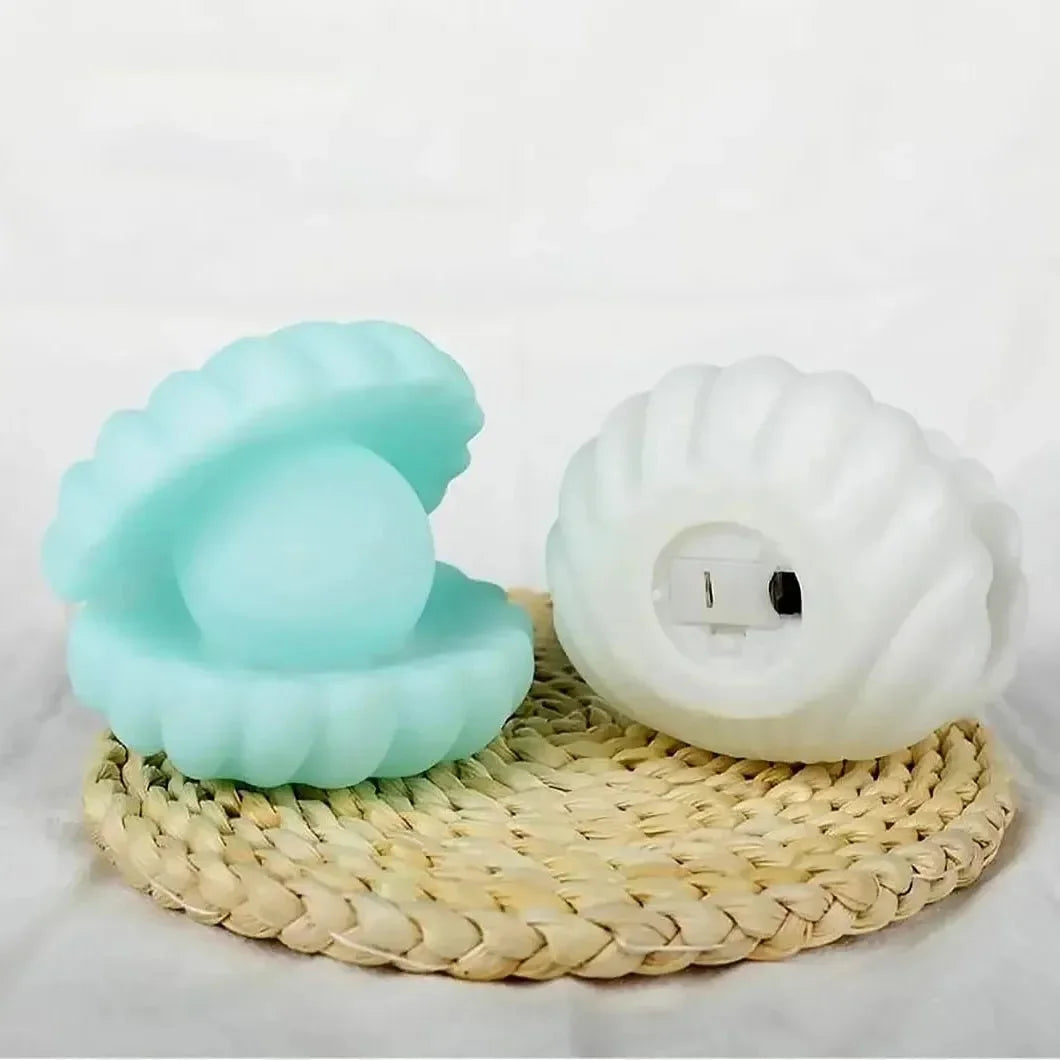 Mermaid's Glow Pearl Shell Night Light