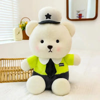 Cute Police Bear Plushie (25 cm)