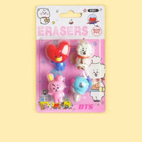 BT21 Clean Slate Eraser (Set of 4)