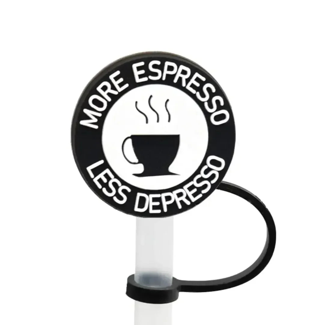 Brewtiful Coffee Themed Straw Toppers For 30 oz/40 oz Tumblers