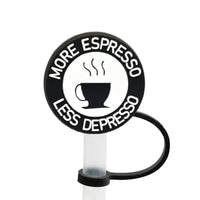 Brewtiful Coffee Themed Straw Toppers For 30 oz/40 oz Tumblers