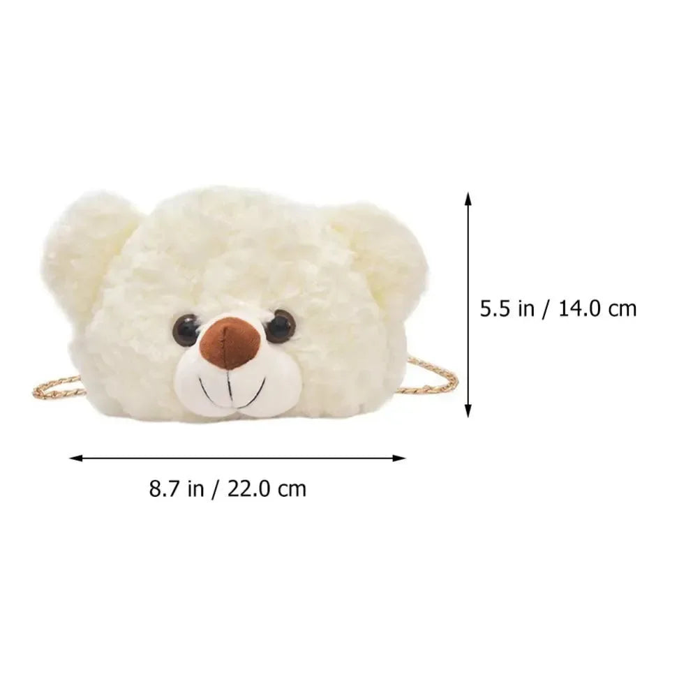 Fuzzy Fashion Teddy Sling Bag