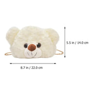 Fuzzy Fashion Teddy Sling Bag