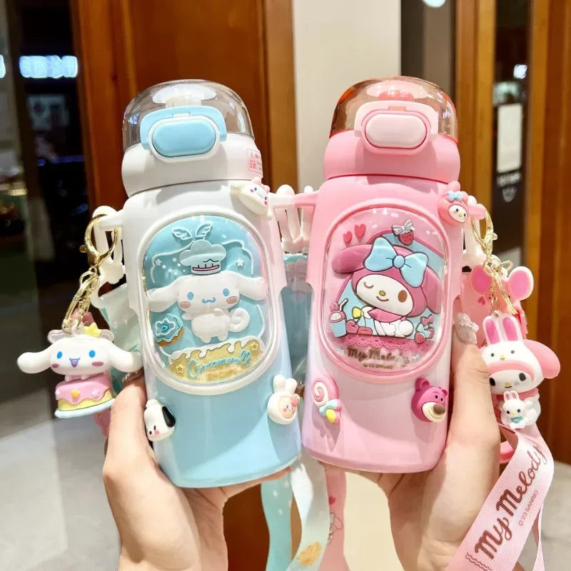 Sanrio Kawaii Playful Water Bottle (460 ml)