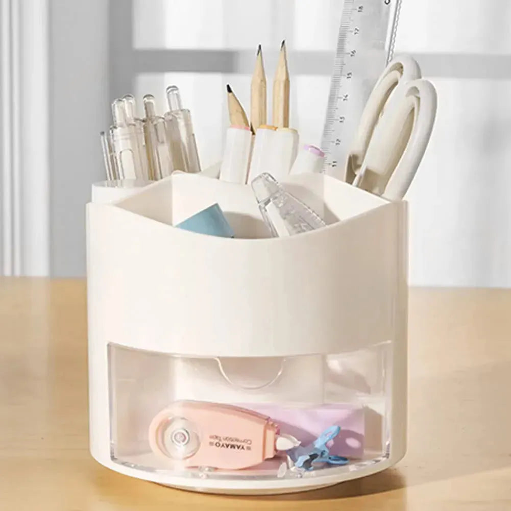 Multi Slot Rotating Pen Holder