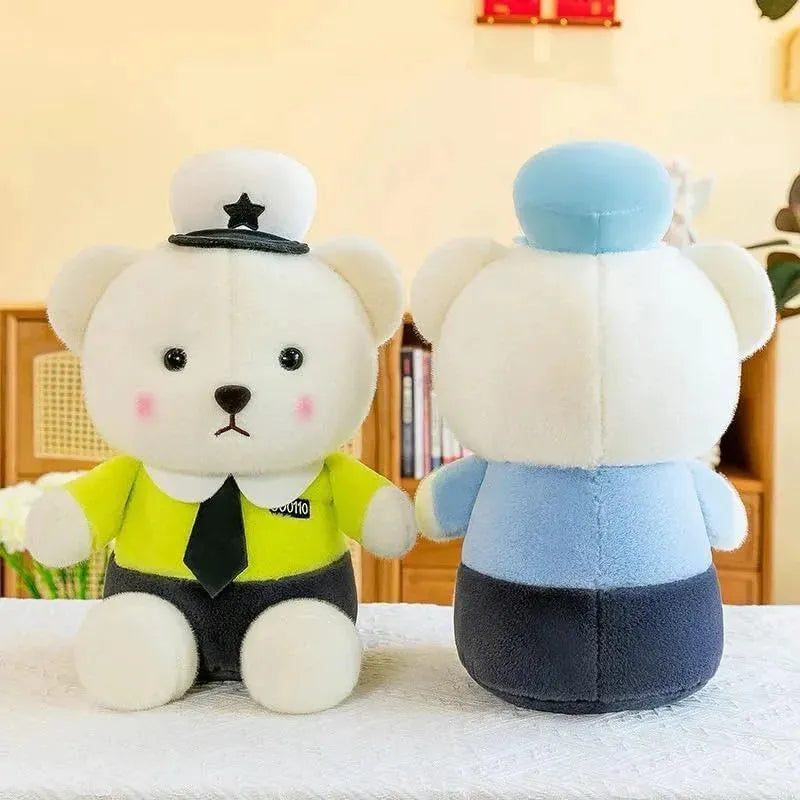 Cute Police Bear Plushie (25 cm)