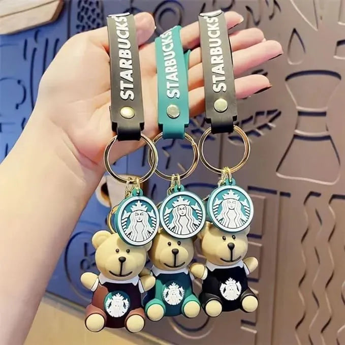 Starbucks Bear 3D Keychain