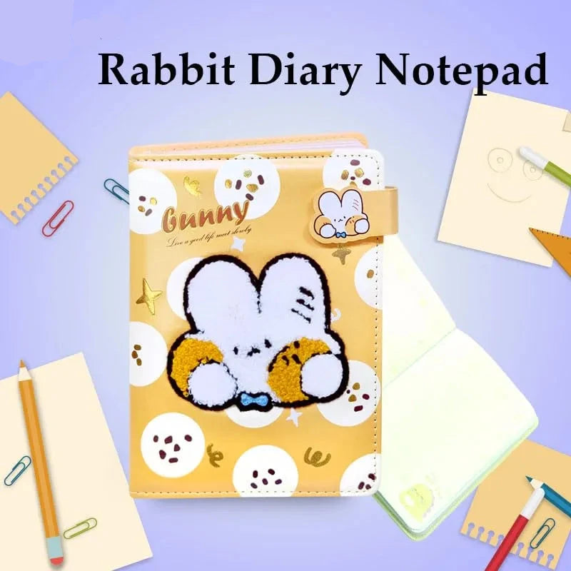 Premium Kawaii Bunny A5 Diary with Magnetic Clasp