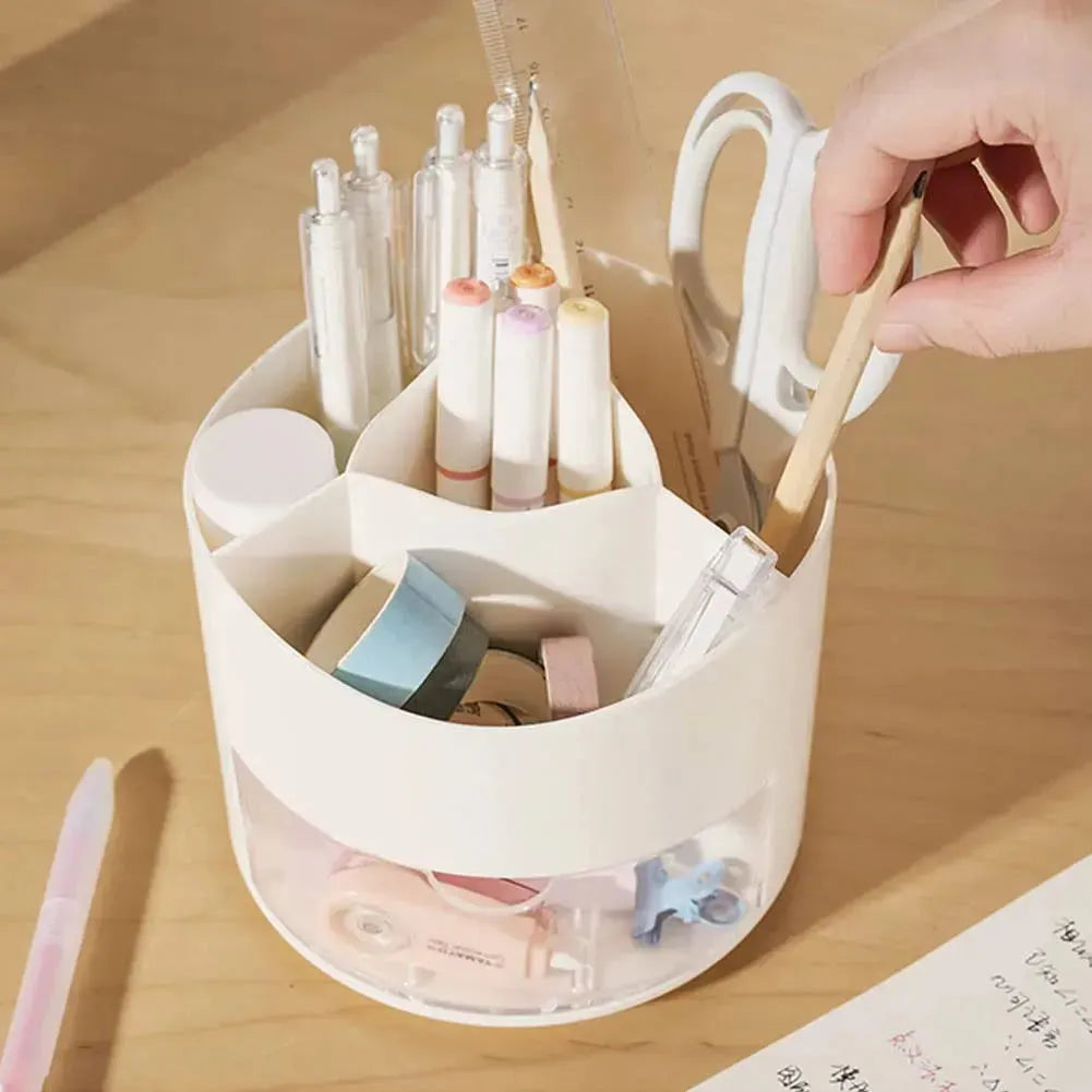 Multi Slot Rotating Pen Holder