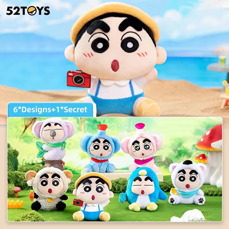 Crayon Shin Chan Plush Toy-Travel Series Blind Box