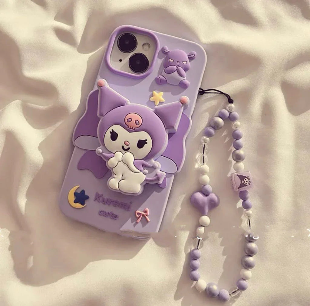 Cute Purple Phone Case for iPhone 11/12/12pro max/13/13pro/13pro max/14/14pro/14pro max/15/15pro/15pro max PN6929 - Bear Hugs