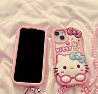 Kawaii Kitty Phone Case for iPhone 11/12/12pro max/13/13pro/13pro max/14/14pro/14pro max/15/15pro/15pro max/16/16pro/16pro max PN6928 - Bear Hugs