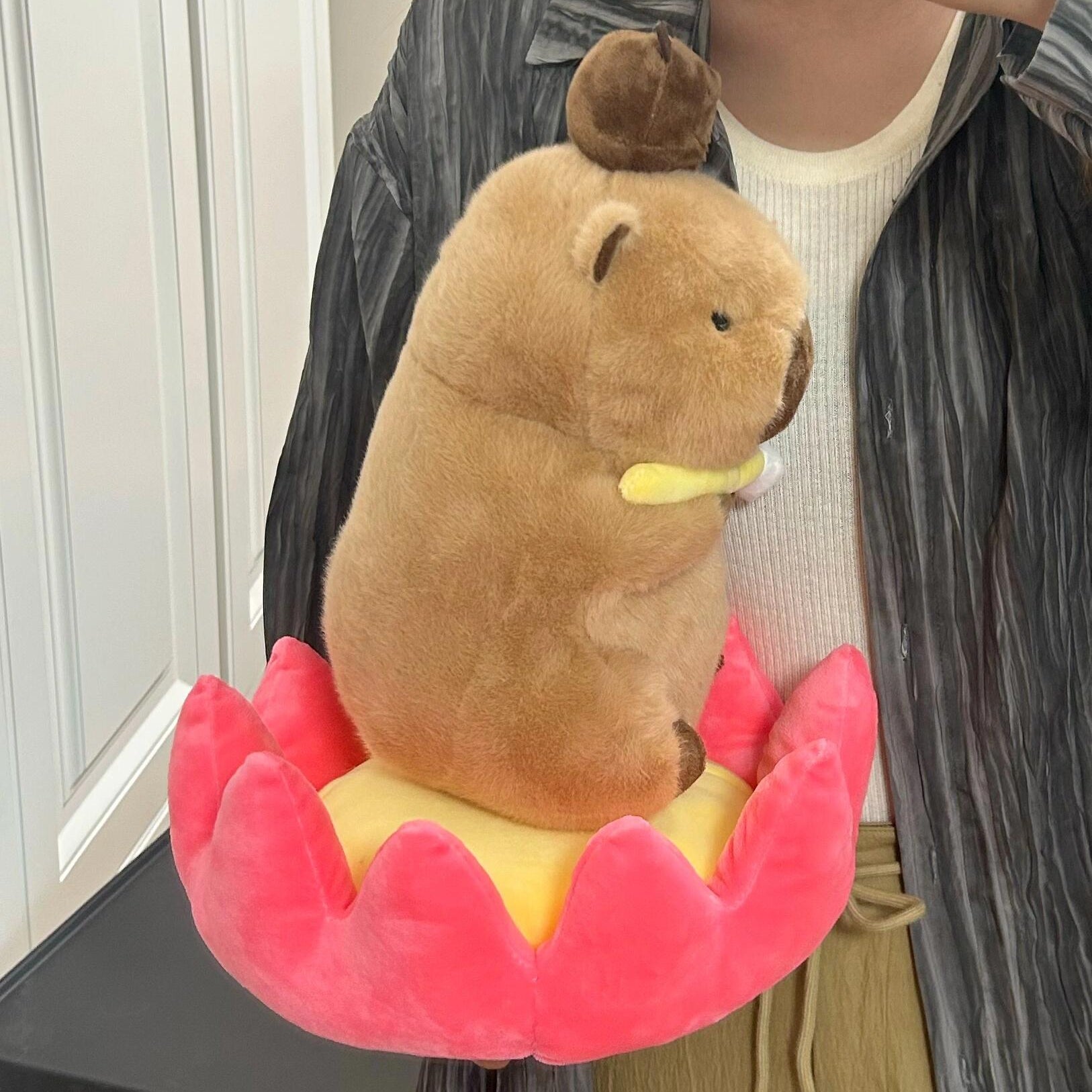 Capybara + lotus💓 - Bear Hugs