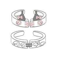 Kuromi & Baku Couple Rings - Bear Hugs