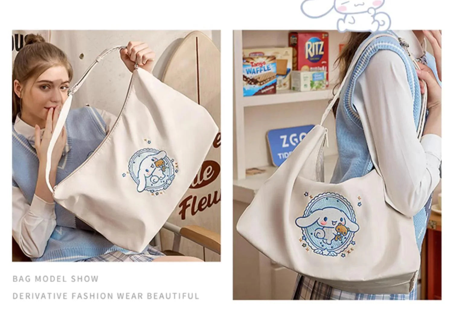 Sanrio x Tidecolor Dreamy Hobo Bag