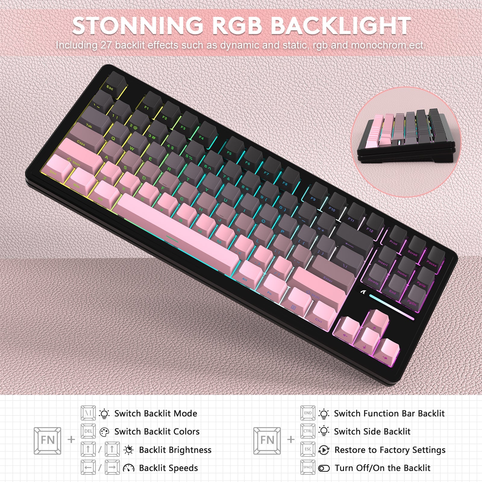 ATTACK SHARK M87 PRO Wireless Mechanical Keyboard