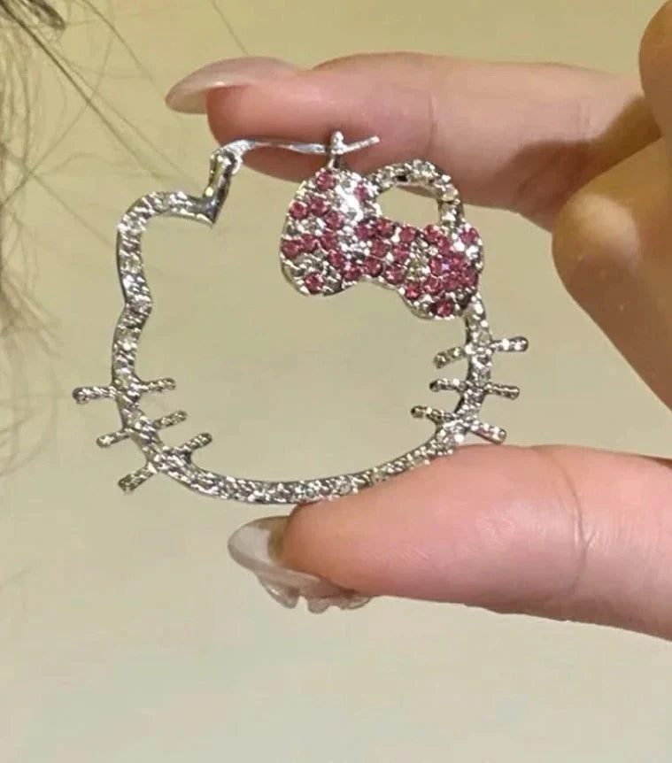HelloKitty Sparkle Icon Earrings - Bear Hugs