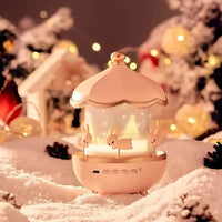 Bunny Tail Carousel Projector Night Lamp - Bear Hugs