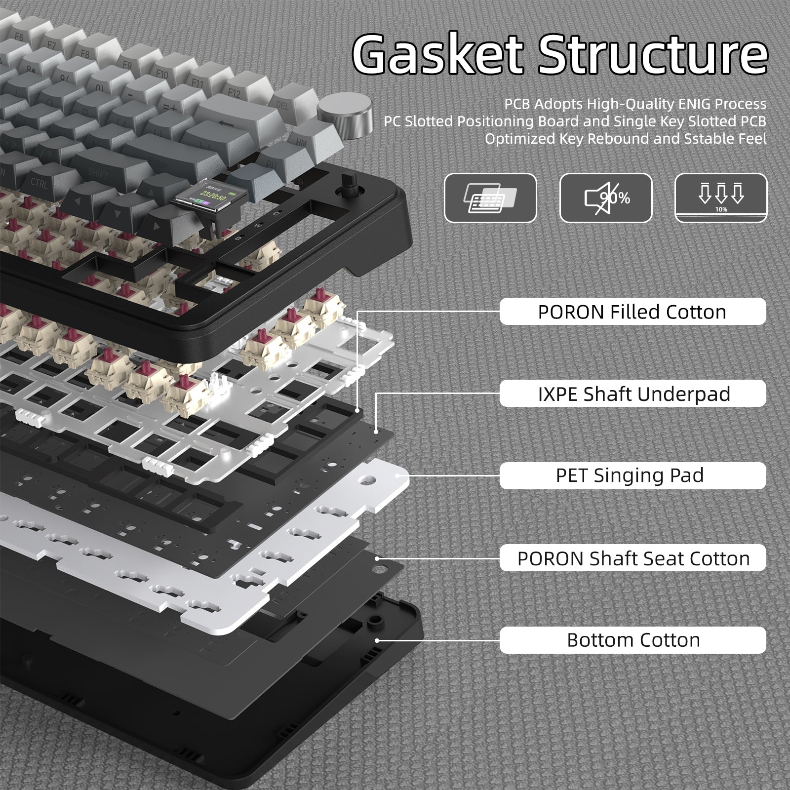 ATTACK SHARK X85 PRO QMK Mechanical Keyboard