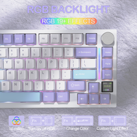 ATTACK SHARK X820Ultra Tri-mode Gasket Mechanical Keyboard - Bear Hugs