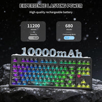 ATTACK SHARK X87 ULTRA Wireless Mechanical Keyboard With 8K Wireless Receiver - Bear Hugs