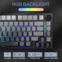 ATTACK SHARK X820Ultra Tri-mode Gasket Mechanical Keyboard - Bear Hugs