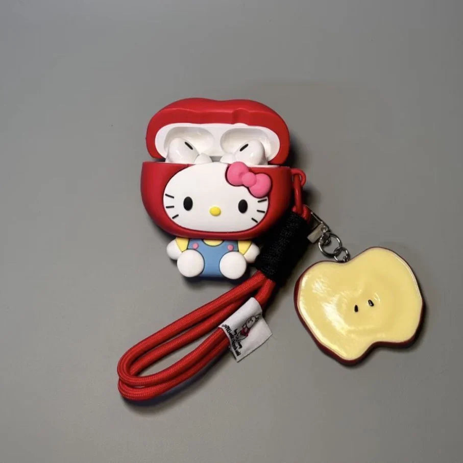 Hello Kitty Apple AirPods Case With Keychain - Bear Hugs