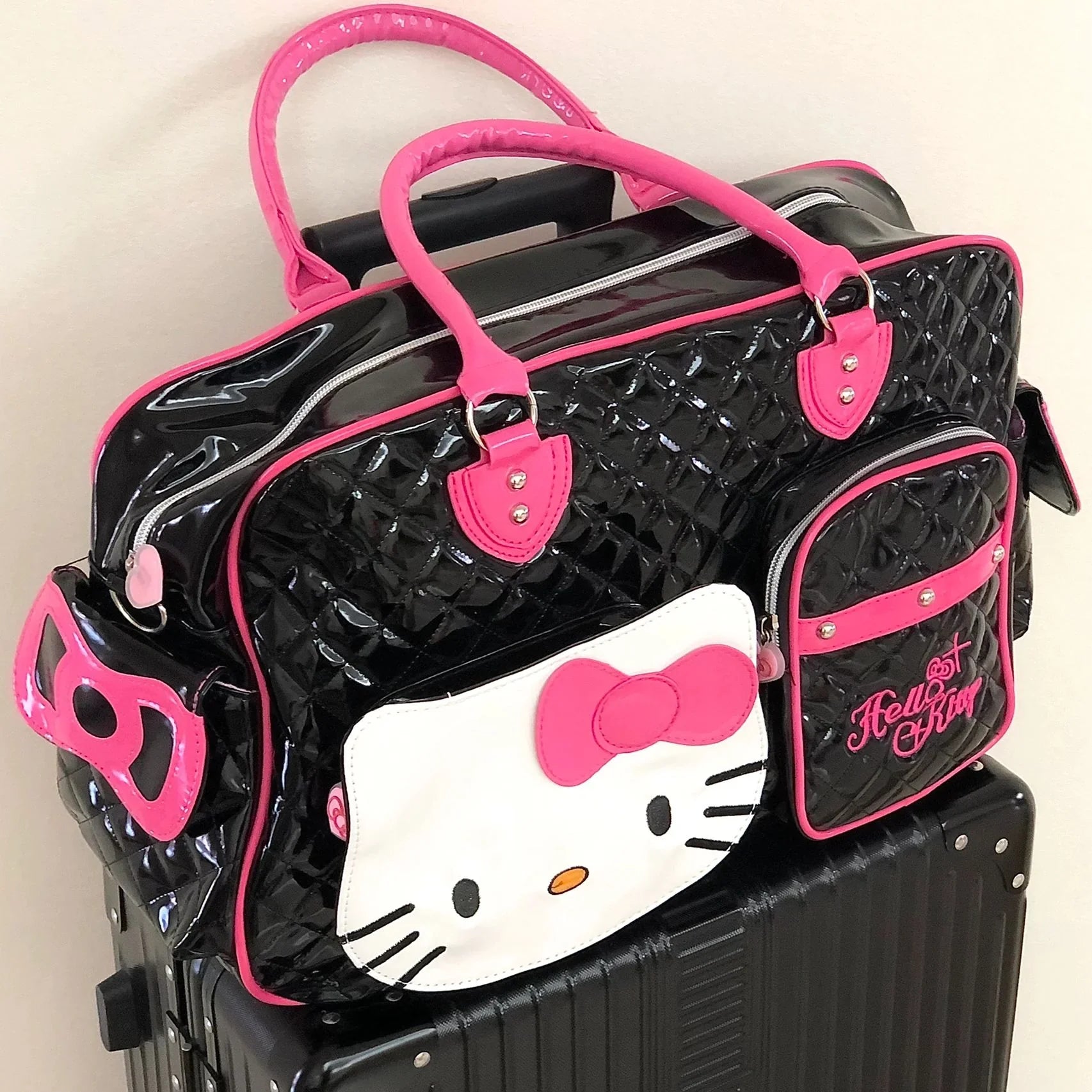 Hello Kitty Luxe Weekender Duffel Bag