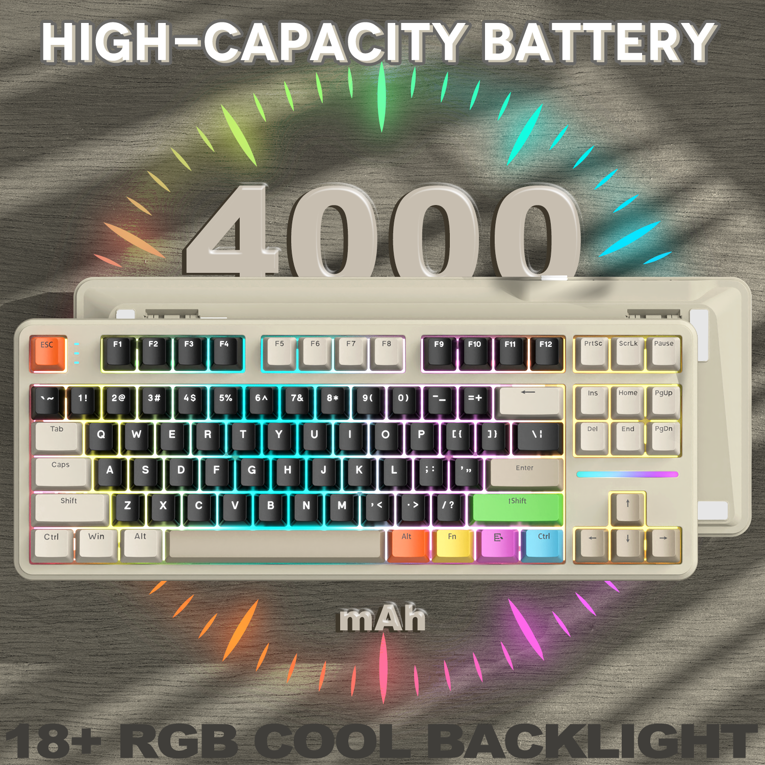 ATTACK SHARK X87 Tri-Mode Gasket Mechanical Keyboard