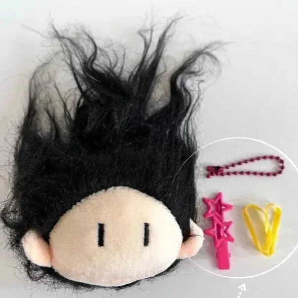 Wiggly Wonders Doll Head Keychain