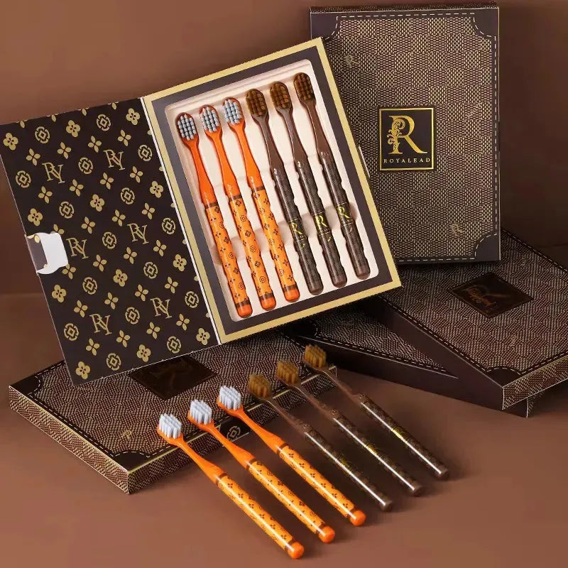 RY Monogrammed Luxury Toothbrush Set