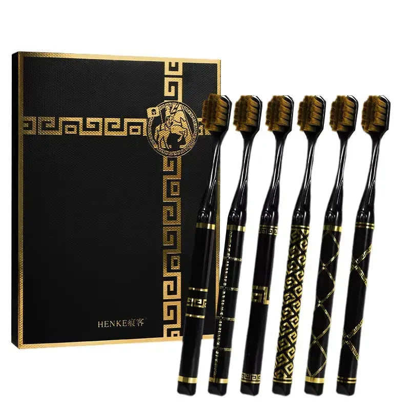 Black Gold Luxury Toothbrush Set