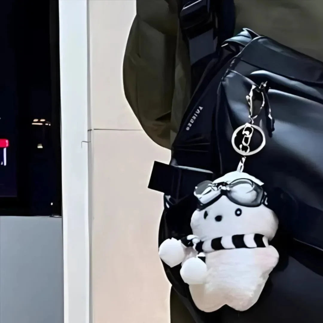 Adventure Ready Pochacco Plush Keychain