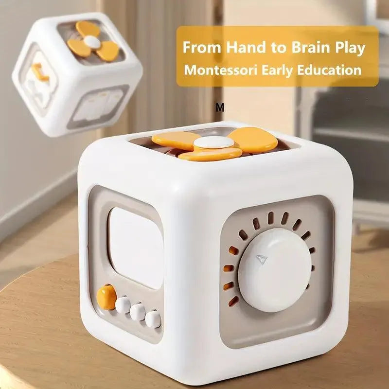 6 in 1 Sensory Early Education Learning Cube - Bear Hugs