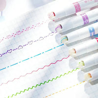 Smooth Glide Linear Highlighter (Set Of 6)