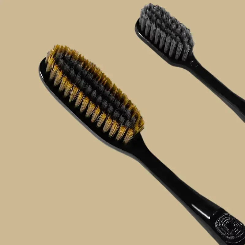 Black and Gold Luxury Toothbrush Set