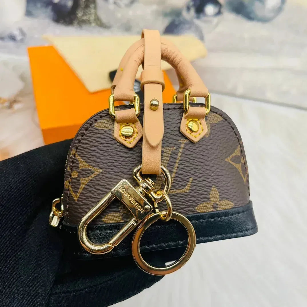 Luxe Legacy Monogram Bag Keychain
