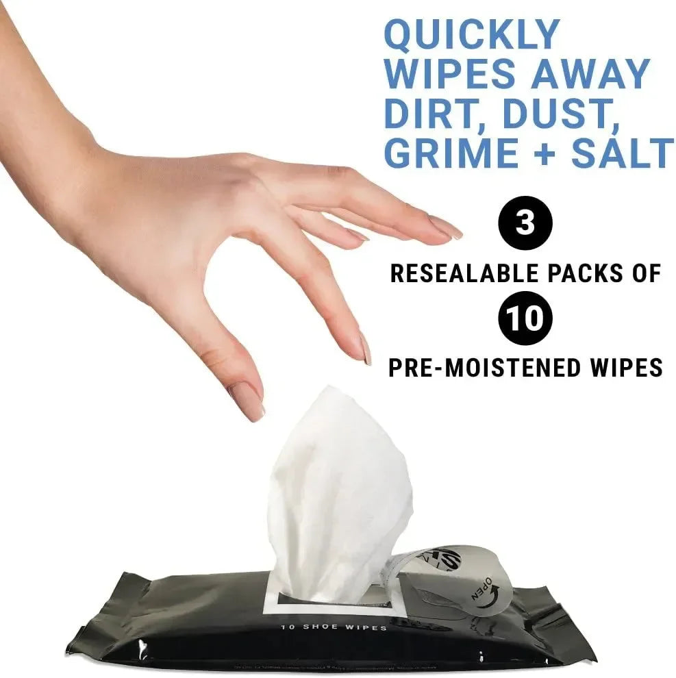 Simple Shine Shoe Cleaning Wipes (Set of 30)