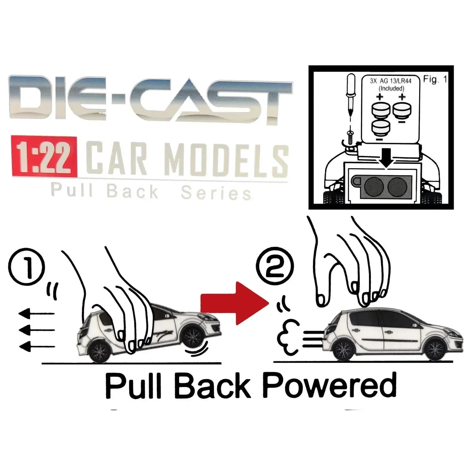 Die-cast G-Wagon 1:22 Scale Vehicle