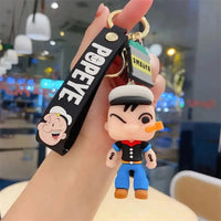 Popeye Spinach Strong 3D Keychain