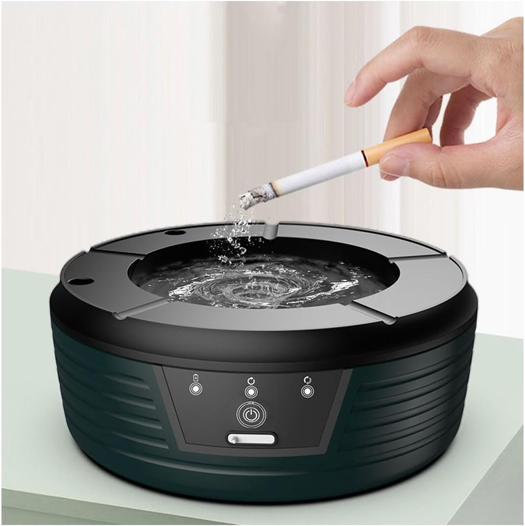 Odor-free Auto Flush Ashtray