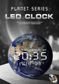 Celestial Time 3D Wall Clock