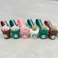 Bear-ista Brews Starbucks Cup Keychain